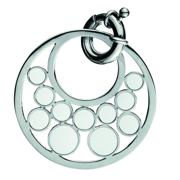 Dyrberg/Kern Idoya extra large off white enamel pendant - Picture 5 of 8